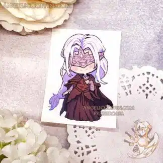 Vinyl sticker of Firekeeper from Dark Souls 3